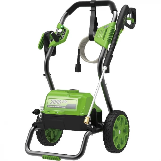 Мойка высокого давления электрическая GREENWORKS, 2000 Вт, 140 бар 5106707 Мойка высокого давления электрическая GREENWORKS, 2000 Вт, 140 бар 5106707