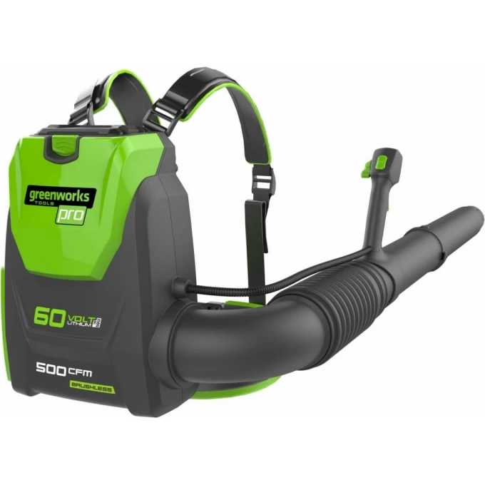 Ранцевый воздуходув аккумуляторный бесщеточный GREENWORKS GD60BPB 60V без АКБ и ЗУ 2402307 Ранцевый воздуходув аккумуляторный бесщеточный GREENWORKS GD60BPB 60V без АКБ и ЗУ 2402307